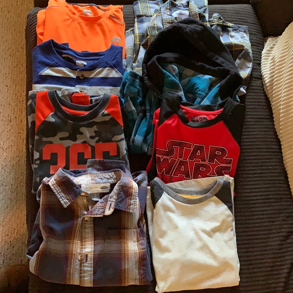 Boys Size 8 Shirt Bundle